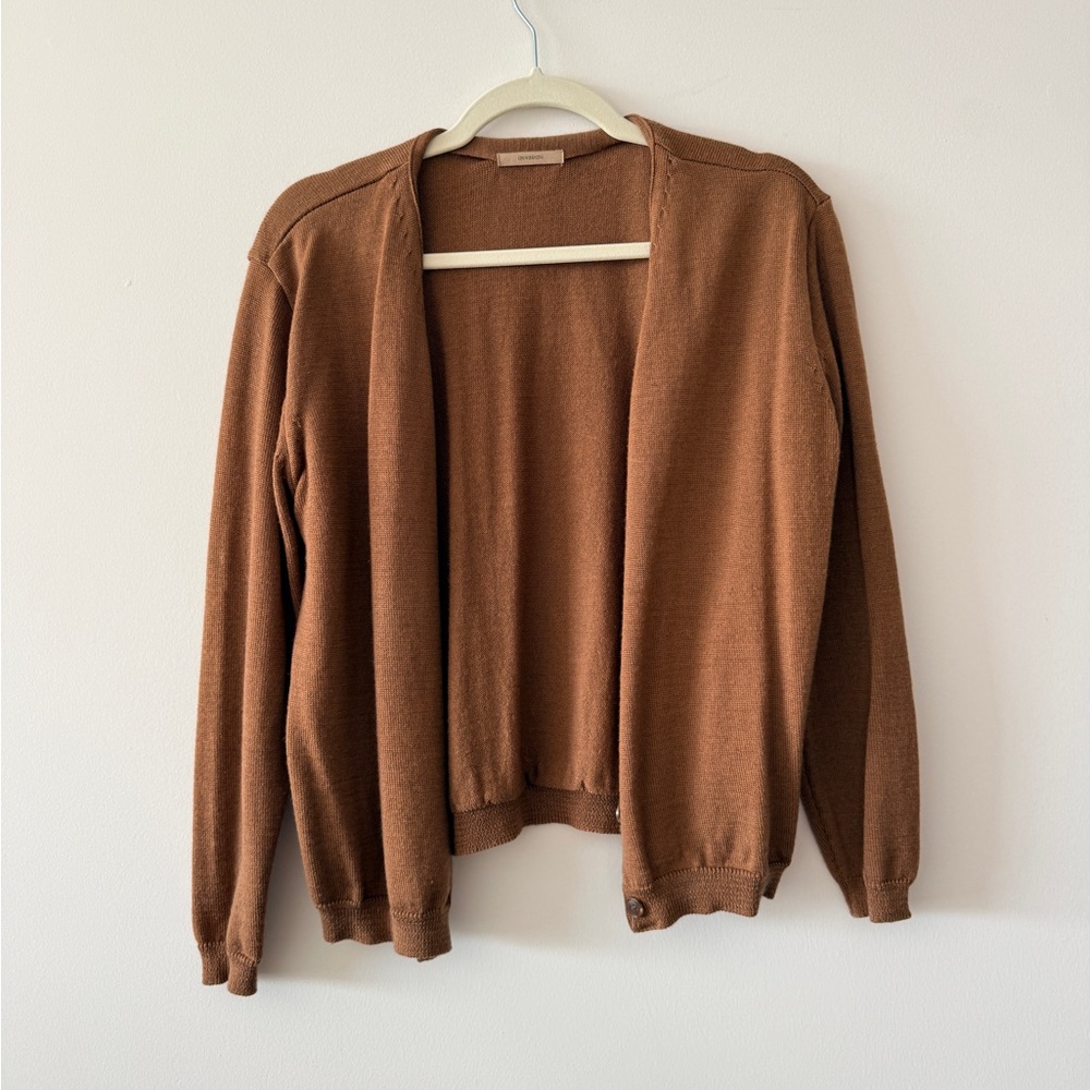 Elegant Tan Women's Cardigan